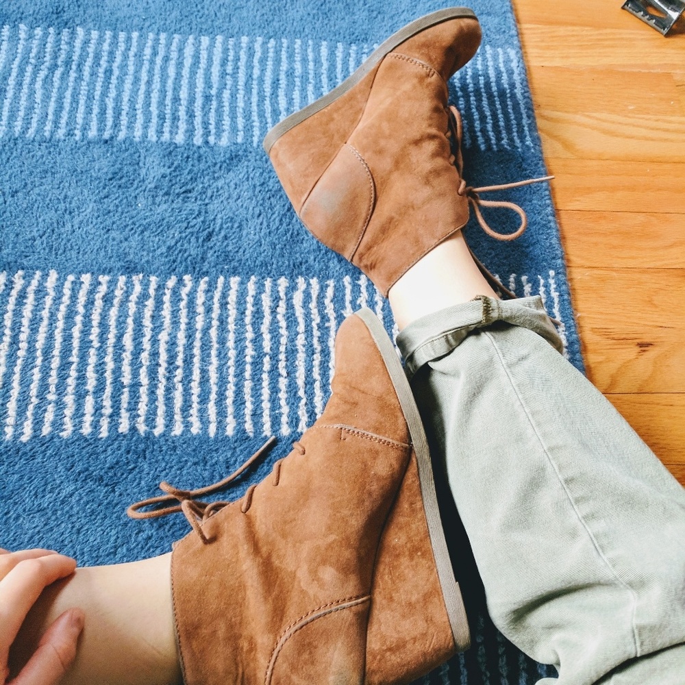 madden girl lace up booties